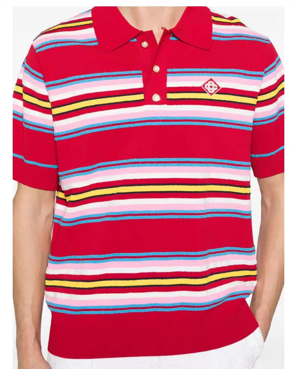 CASABLANCA Red Polo ，Size S.M.L.